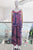 Conjunto seda estampado