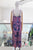Conjunto seda estampado