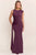 Vestido gasa uva