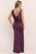 Vestido gasa uva