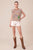 T-shirt café y beige