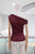 Blusa vino polka dots