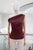 Blusa vino polka dots