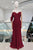 Vestido rojo a un hombro