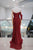 Vestido rojo a un hombro