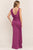 Vestido gasa magenta