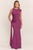 Vestido gasa magenta