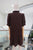Vestido batita café