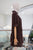 Vestido batita café