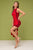 Vestido corto rojo