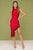 Vestido corto rojo