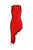 Vestido corto rojo