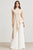 Conjunto beige y blanco