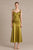 Vestido midi dorado