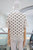 T-shirt beige polka dots