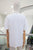 T-shirt blanca perrito con lentes