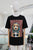T-shirt negra perrito con lentes