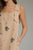 Vestido corto café