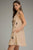Vestido corto café