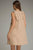 Vestido corto café