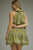Vestido corto verde