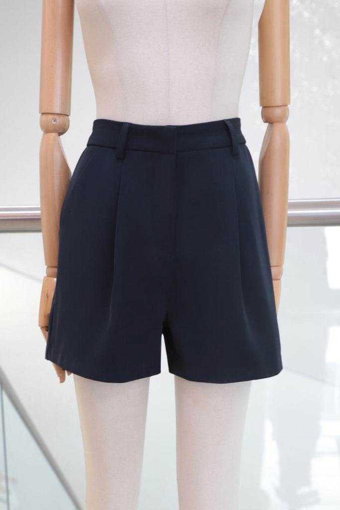 Short de vestir azul marino