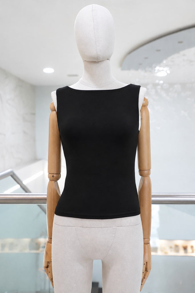 Blusa licra negra
