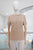 T-shirt beige hebillas