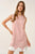 Vestido corto baby pink