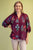 Blusa vino estampada