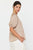 Blusa seda beige