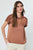 Blusa seda café