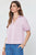 Blusa seda rosa