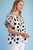 Blusa polka dots b/n
