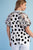 Blusa polka dots b/n