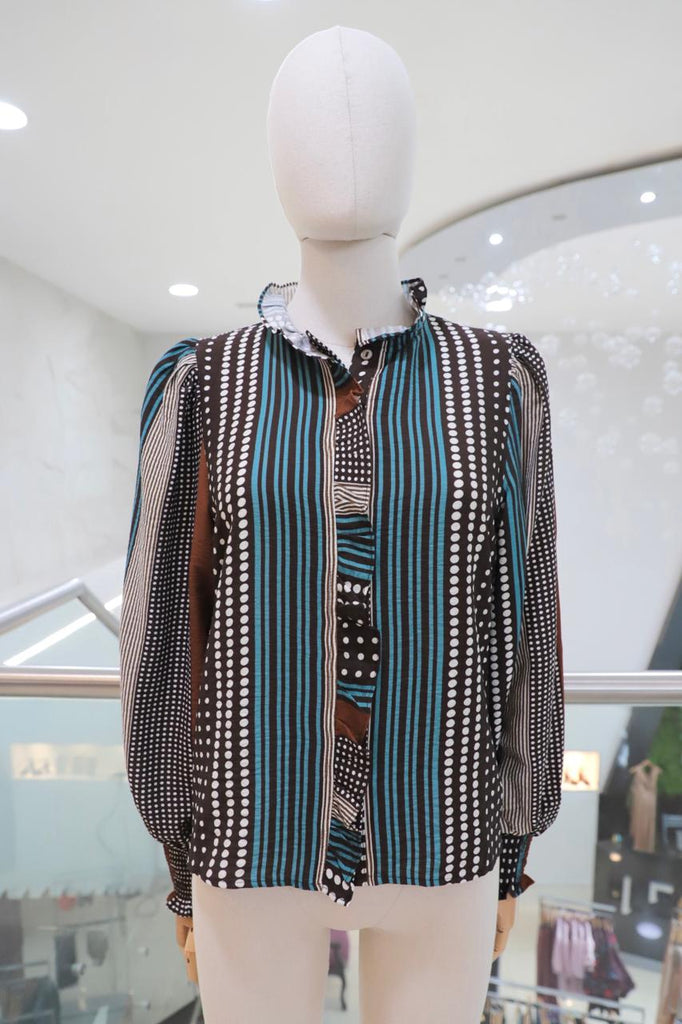 Blusa camisera multi