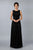 Vestido lentejuela negro