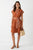 Vestido corto mandarina