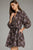 Vestido camisero café