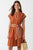 Vestido corto mandarina