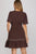 Vestido batita café