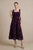 Vestido flores morado
