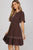 Vestido batita café