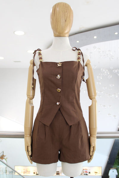Conjunto marino café