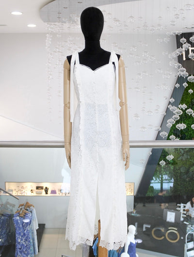 Vestido guipur blanco